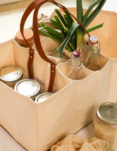Heavy Canvas Grocery Tote Bag | Large Utility Tote
