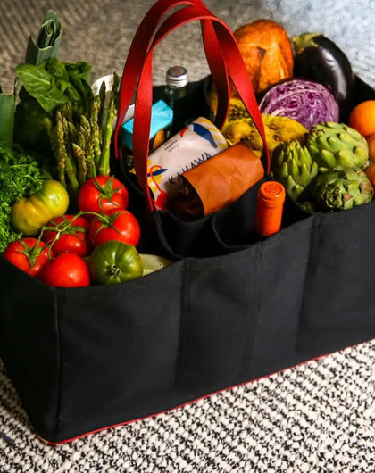 Heavy Canvas Grocery Tote Bag | Large Utility Tote