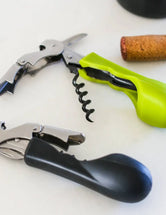 Ergonomic Silicone Handled Corkscrew | Wine Opener