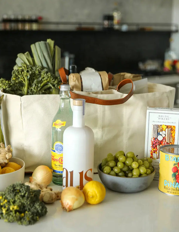 Heavy Canvas Grocery Tote Bag | Large Utility Tote