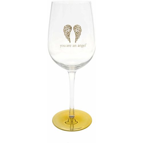The Love Between Mother and Daughter Wine Glass