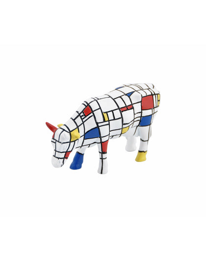 Moondrian Cow Figurine