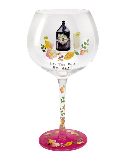 Let The Fun Be-Gin Gin Glass (Papersalad)