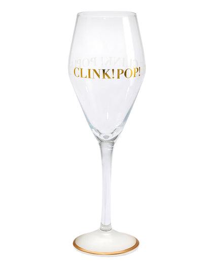Clink! Pop! Fizz! Prosecco Glass (Megan Claire)