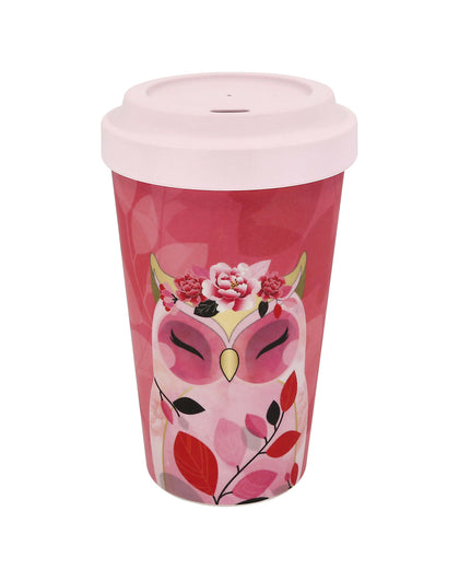 Wisdom Begins With Wonder Wise Wings Bamboo Travel Mug