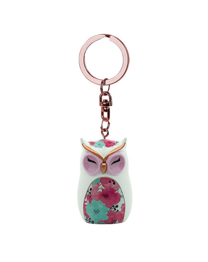 Learn From Yesterday Wise Wings Owl Keychain